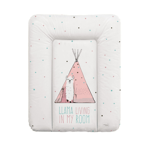 Пеленальный матрас на комод для новорожденных Cebababy Lolly Polly: Lama 50х70 см, белый/розовый (W-143-120-607)
Пеленальный матрас на комод для новорожденных Cebababy Lolly Polly: Lama 50х70 см, белый/розовый (W-143-120-607)