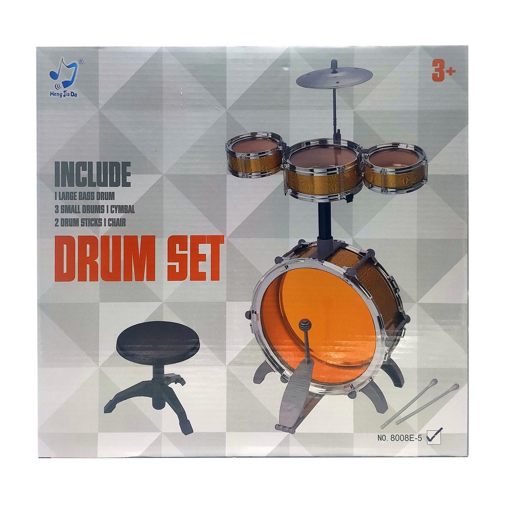 Детская барабанная установка со стульчиком Drum Set Music, Музыкальный ударный инструмент барабаны с палочками + стул, Жёлтый
Детская барабанная установка со стульчиком Drum Set Music, Музыкальный ударный инструмент барабаны с палочками + стул, Жёлтый