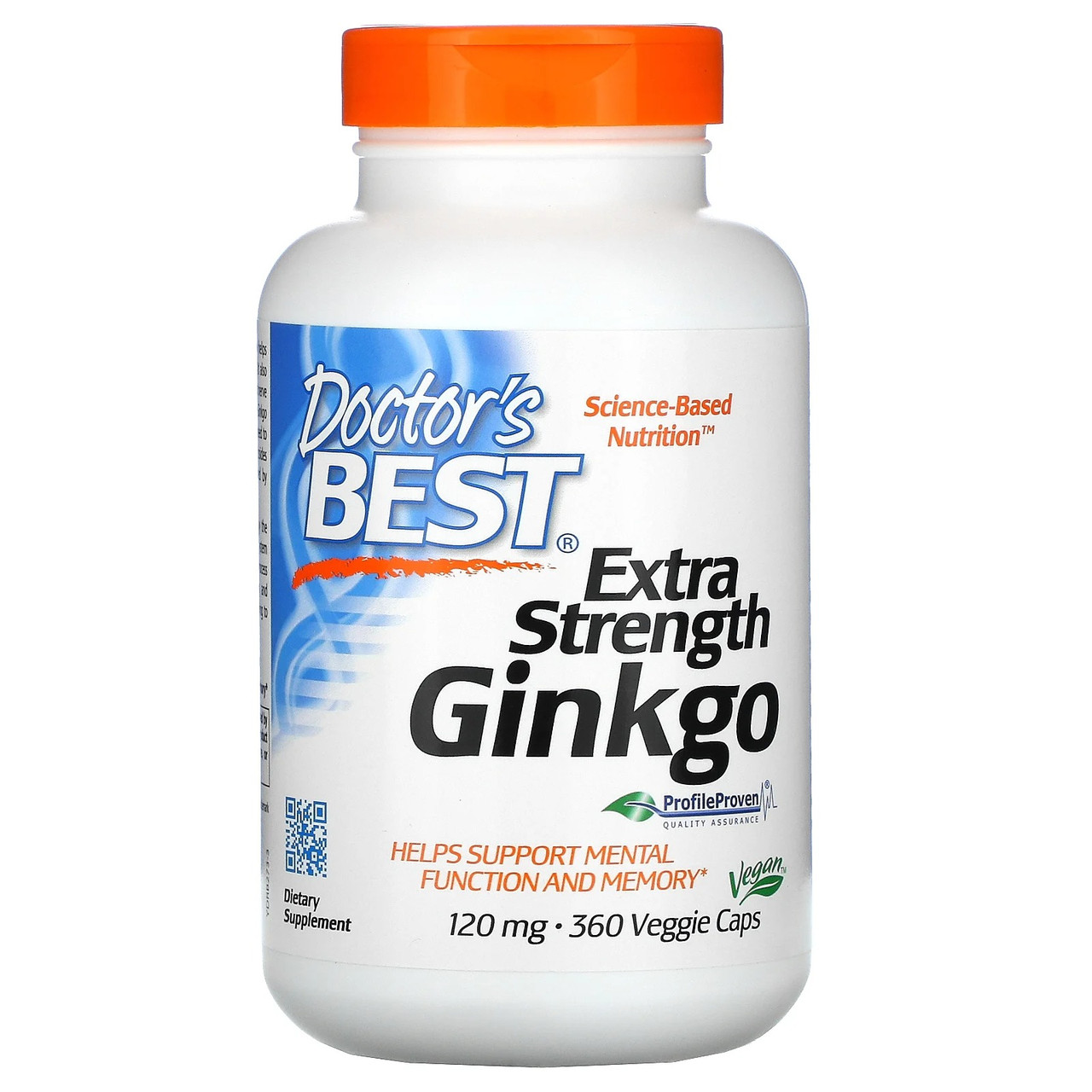 Гинкго Билоба повышенной силой действия Doctor's Best Extra Strength Ginkgo 120 мг 360 растительных капсул
Гинкго Билоба повышенной силой действия Doctor's Best Extra Strength Ginkgo 120 мг 360 растительных капсул