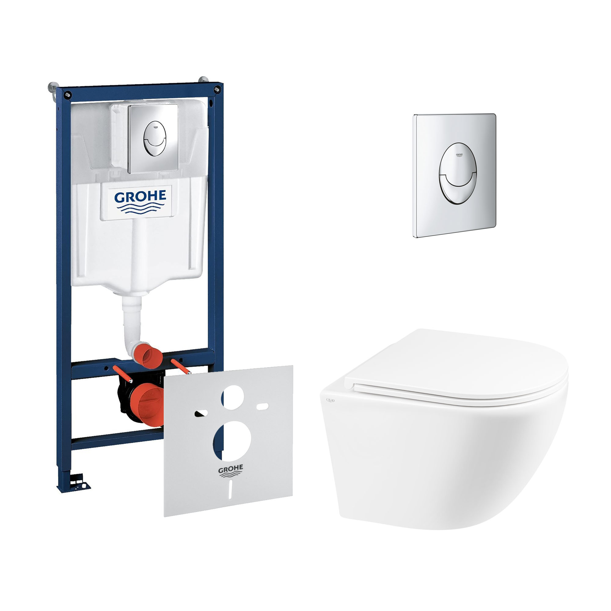 Набор инсталляция 4 в 1 Grohe Rapid SL 38721001 + унитаз с сиденьем Qtap Robin QT1333046ENRW
Набор инсталляция 4 в 1 Grohe Rapid SL 38721001 + унитаз с сиденьем Qtap Robin QT1333046ENRW
