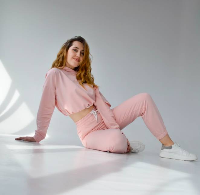 Костюм жіночий TELOS Рожевий (кост000551, Костюм жіночий TELOS XL Рожевий (кост000551)