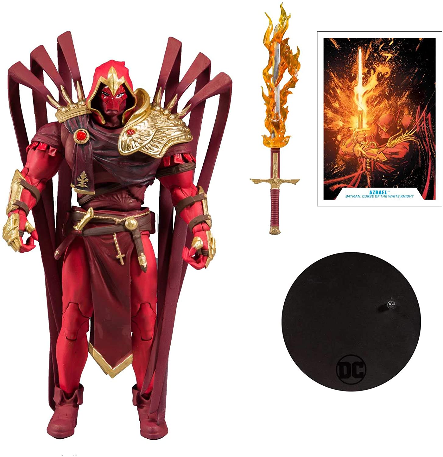 Фигурка Азраэль Бэтмен Проклятие Белого Рыцаря DC Multiverse Azrael Batman Curse of The White Knight McFarlane 15408-5
Фигурка Азраэль Бэтмен Проклятие Белого Рыцаря DC Multiverse Azrael Batman Curse of The White Knight McFarlane 15408-5