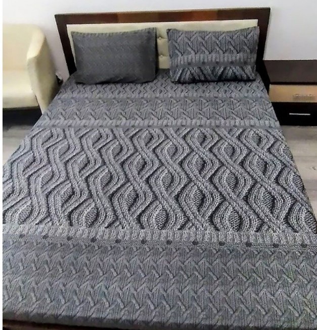 Комплект постельного белья из фланели "Косичка" CottonTwill 150х220 см Полуторный (FL059-3)
Комплект постельного белья из фланели "Косичка" CottonTwill 150х220 см Полуторный (FL059-3)