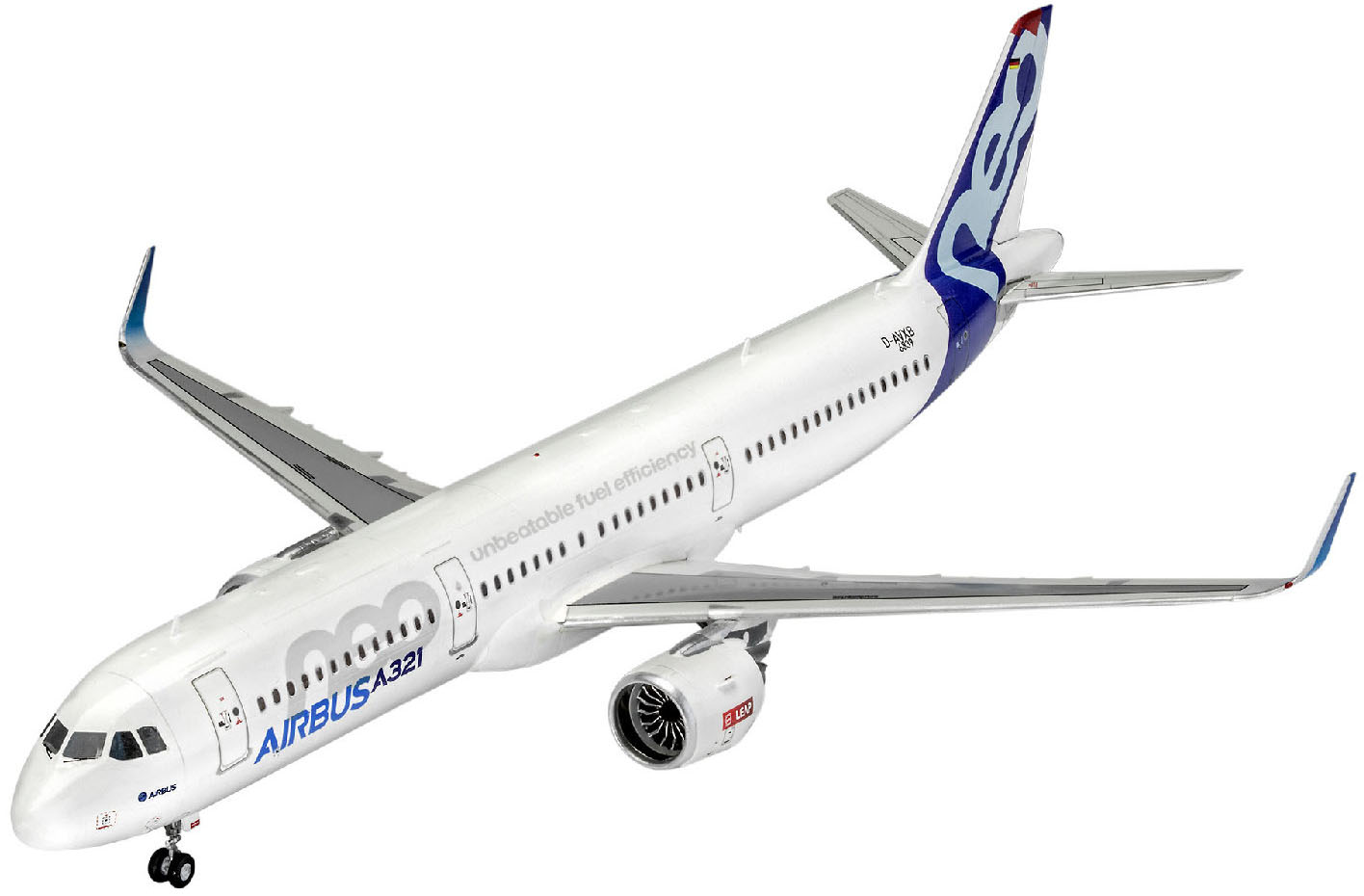 Сборная модель-копия Revell Самолет Аэробус A321 Neo уровень 4 масштаб 1:144 (RVL-04952)
Сборная модель-копия Revell Самолет Аэробус A321 Neo уровень 4 масштаб 1:144 (RVL-04952)