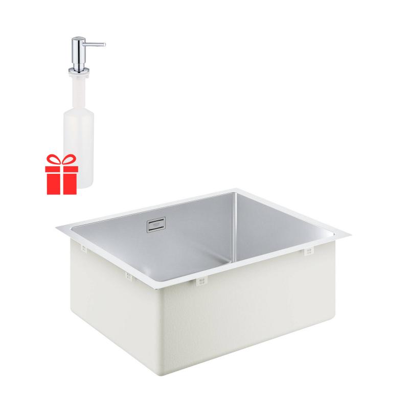 Набор Grohe EX Sink 31574SD1 кухонная мойка K700U + Grohe EX Contemporary 40536000 дозатор жидкого мыла
Набор Grohe EX Sink 31574SD1 кухонная мойка K700U + Grohe EX Contemporary 40536000 дозатор жидкого мыла