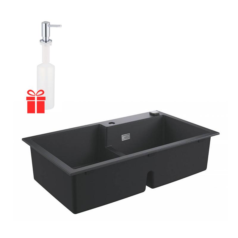 Набор Grohe EX Sink 31649AP0 гранитная мойка K500 860 x 500 мм двойная + Grohe EX Contemporary 40536000 дозатор жидкого мыла
Набор Grohe EX Sink 31649AP0 гранитная мойка K500 860 x 500 мм двойная + Grohe EX Contemporary 40536000 дозатор жидкого мыла
