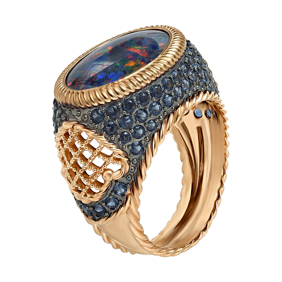 Золотое кольцо с опалом и нанокристаллами Tango Jewellery Company 3723692 размер 17
Золотое кольцо с опалом и нанокристаллами Tango Jewellery Company 3723692 размер 17