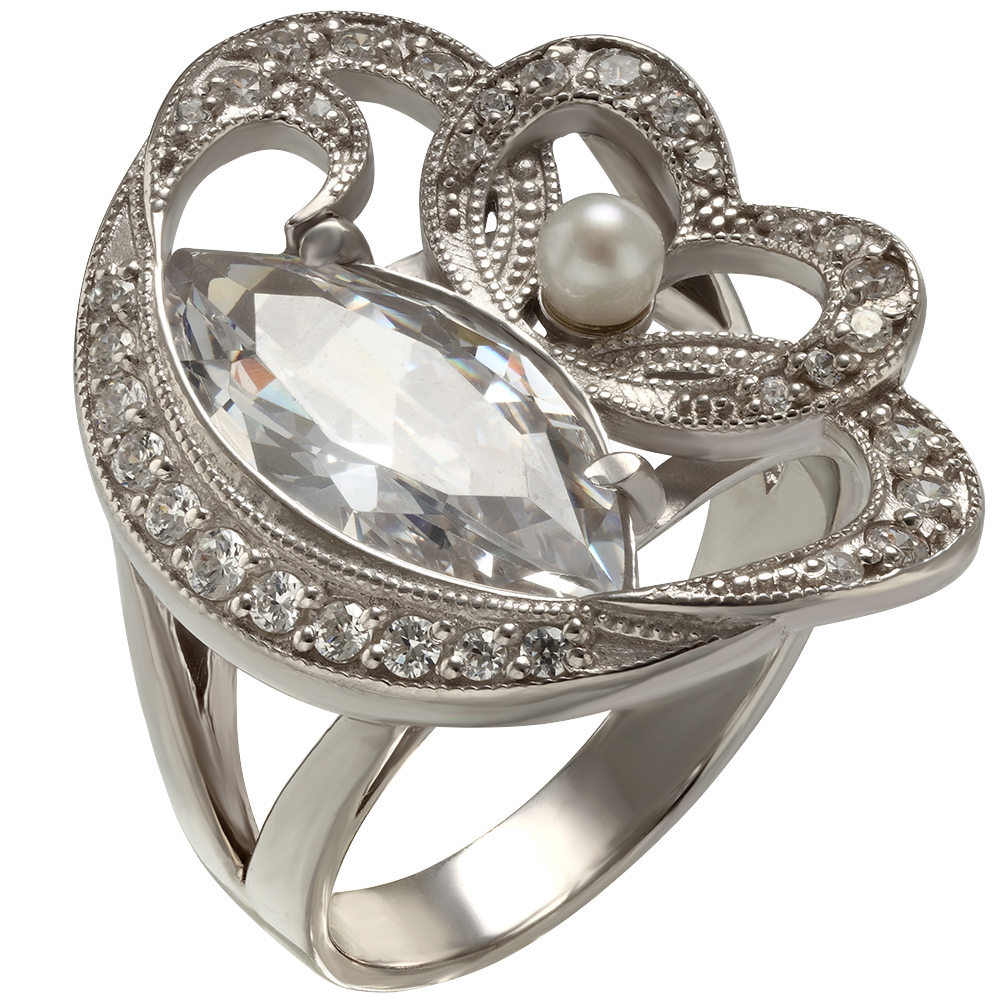 Серебряное кольцо с жемчугом и фианитами Tango Jewellery Company 320847С размер 18
Серебряное кольцо с жемчугом и фианитами Tango Jewellery Company 320847С размер 18