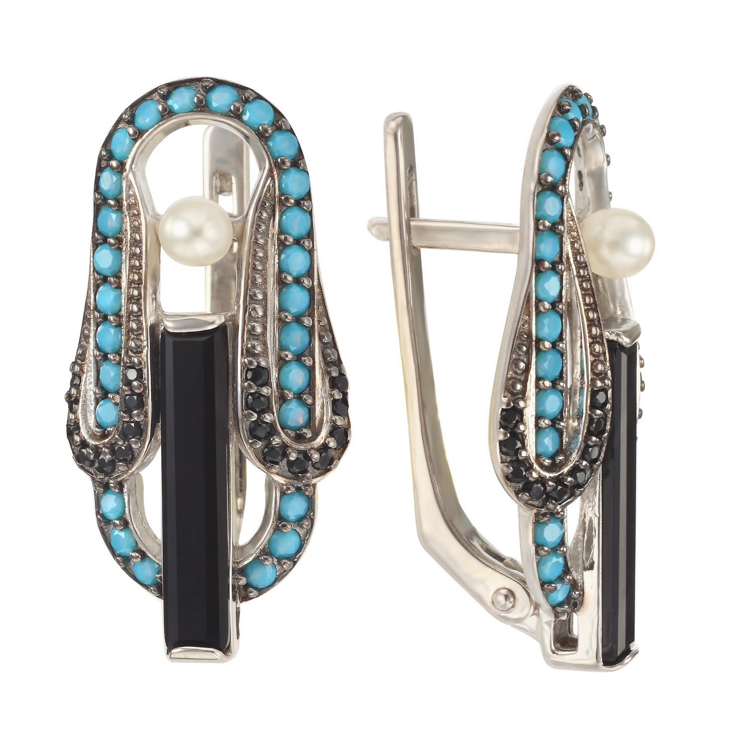 Серебряные серьги с нанокристаллами, агатом, жемчугом и фианитами Tango Jewellery Company 449639С
Серебряные серьги с нанокристаллами, агатом, жемчугом и фианитами Tango Jewellery Company 449639С