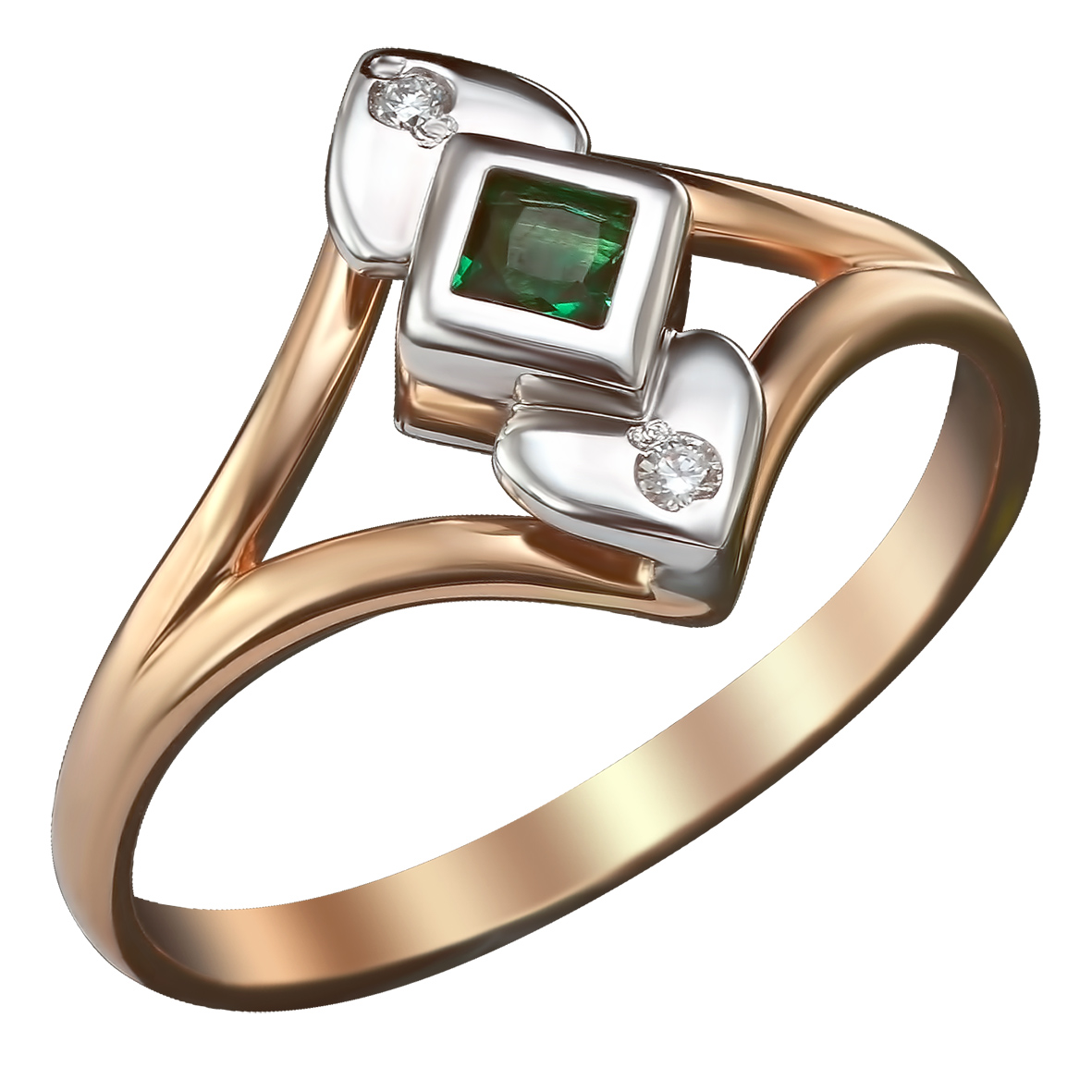 Золотое кольцо с бриллиантами и изумрудом Tango Jewellery Company 752641 размер 18
Золотое кольцо с бриллиантами и изумрудом Tango Jewellery Company 752641 размер 18