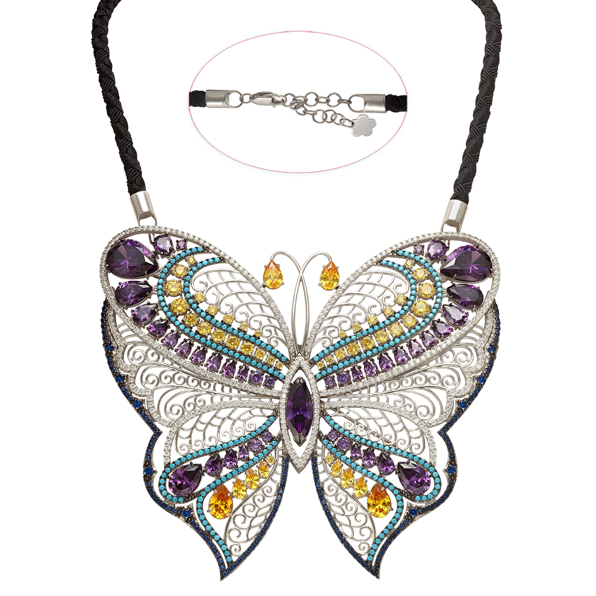 Серебряное колье со вставками фианитов Tango Jewellery Company 860242С размер 500
Серебряное колье со вставками фианитов Tango Jewellery Company 860242С размер 500
