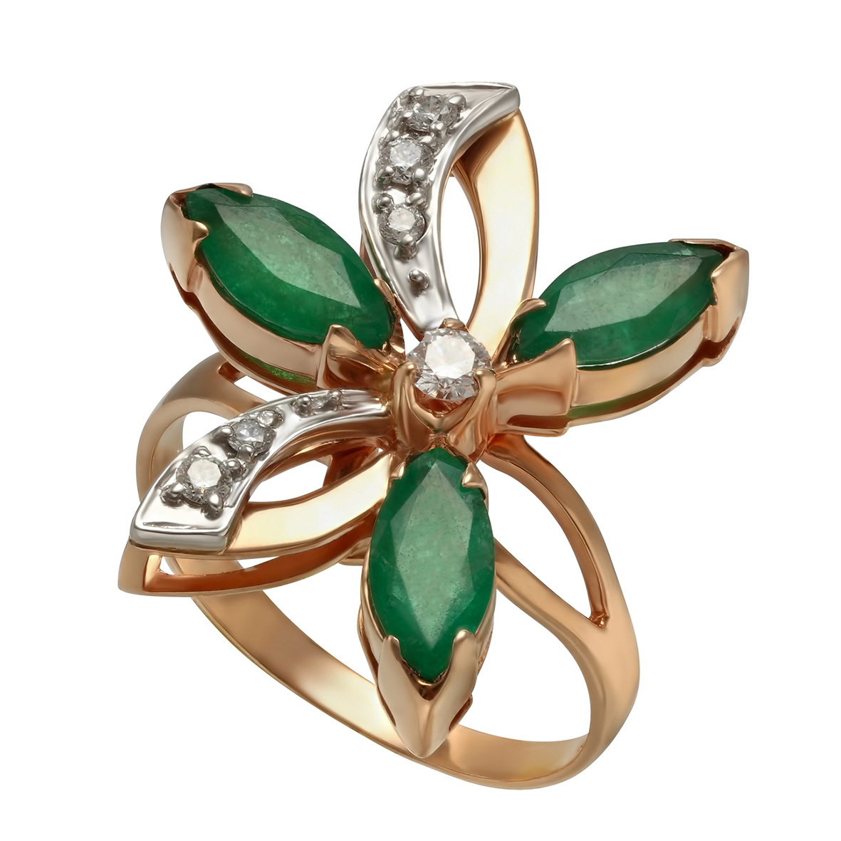 Золотое кольцо с бриллиантами и изумрудами Tango Jewellery Company 752090 размер 17
Золотое кольцо с бриллиантами и изумрудами Tango Jewellery Company 752090 размер 17