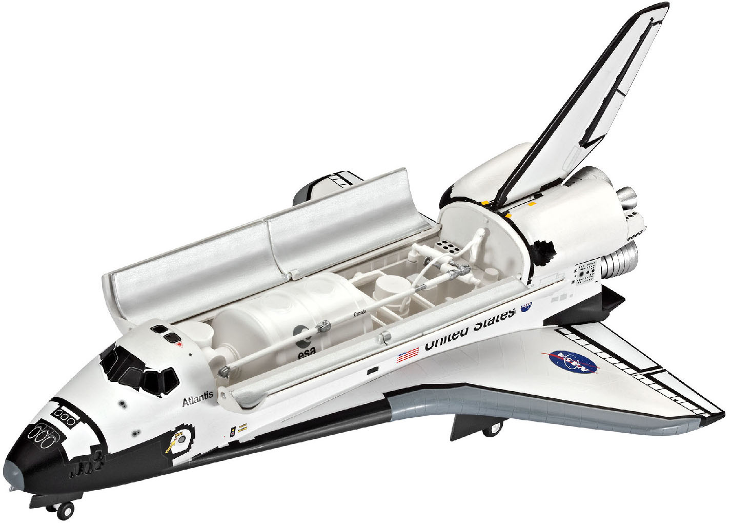 Сборная модель-копия Revell Космический шаттл Atlantis уровень 4 масштаб 1:144 (RVL-04544)
Сборная модель-копия Revell Космический шаттл Atlantis уровень 4 масштаб 1:144 (RVL-04544)