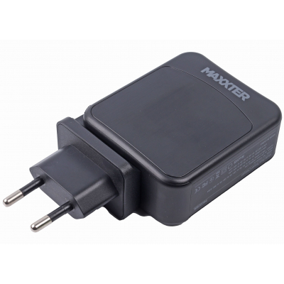 Зарядное устройство Maxxter 1USB-A + 2USB-C (PD 65W+PD 18W + QC 3.0) (WC-PD65W-01)
Зарядное устройство Maxxter 1USB-A + 2USB-C (PD 65W+PD 18W + QC 3.0) (WC-PD65W-01)