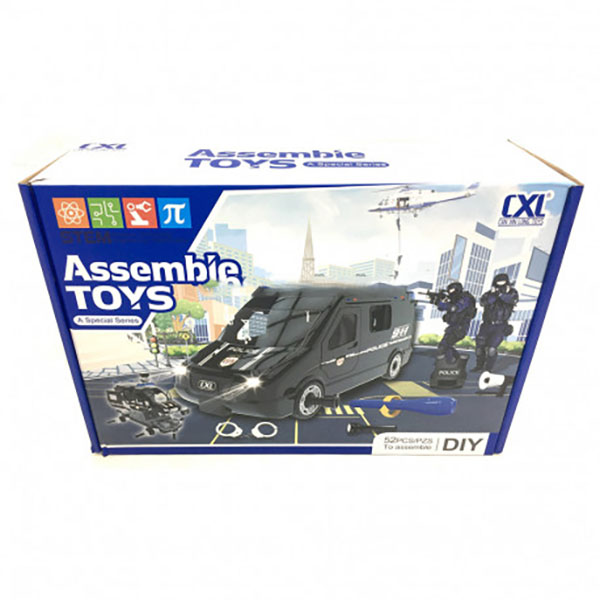 Конструктор CAN XIN LONG TOYS з інструментами Поліція на бат., світло, звук CXL200-56A (2002006373995)
Конструктор CAN XIN LONG TOYS з інструментами Поліція на бат., світло, звук CXL200-56A (2002006373995)