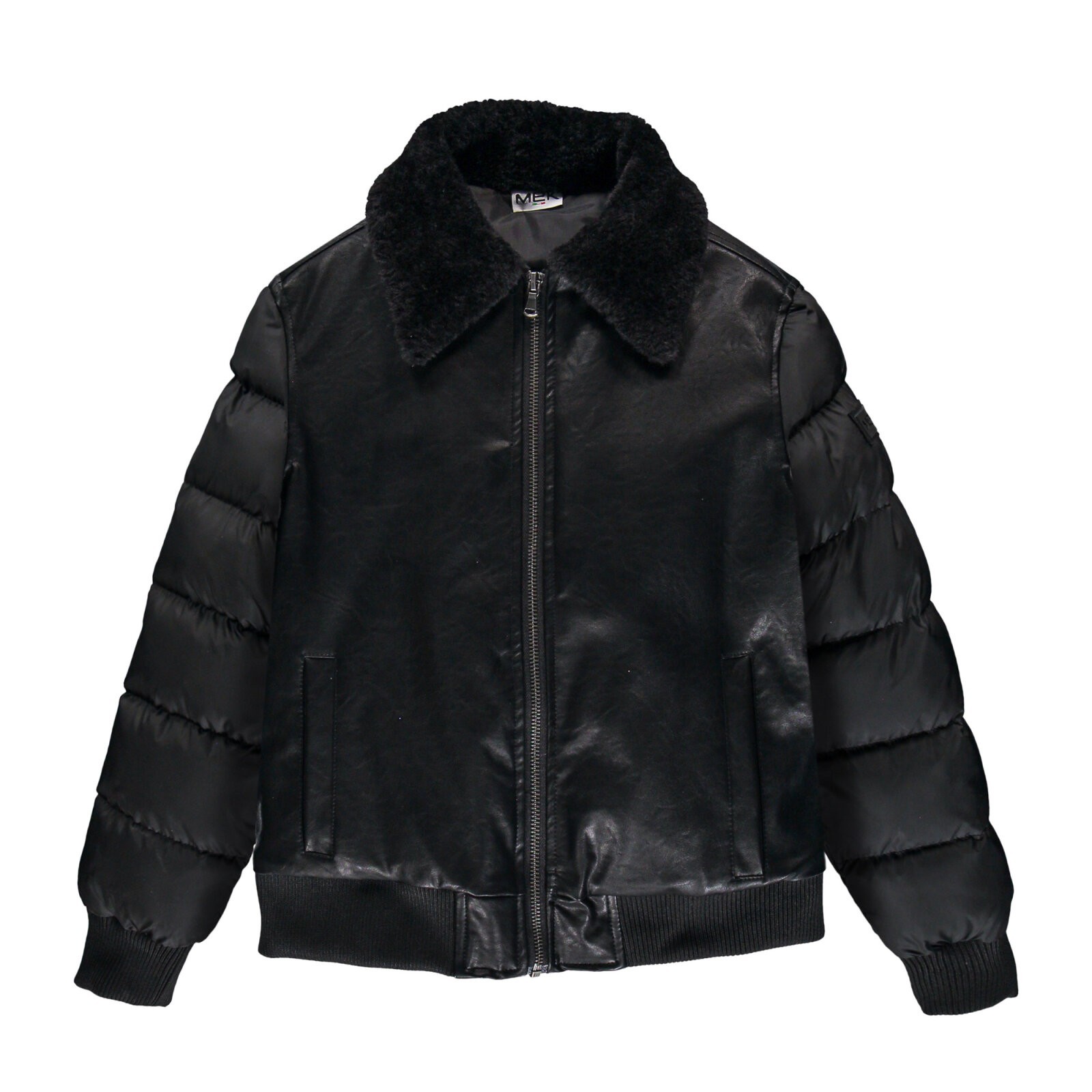 Куртка для мальчика из искусственной кожи с меховым воротником MEK 203MHAA009-290 черная 170
Куртка для мальчика из искусственной кожи с меховым воротником MEK 203MHAA009-290 черная 170