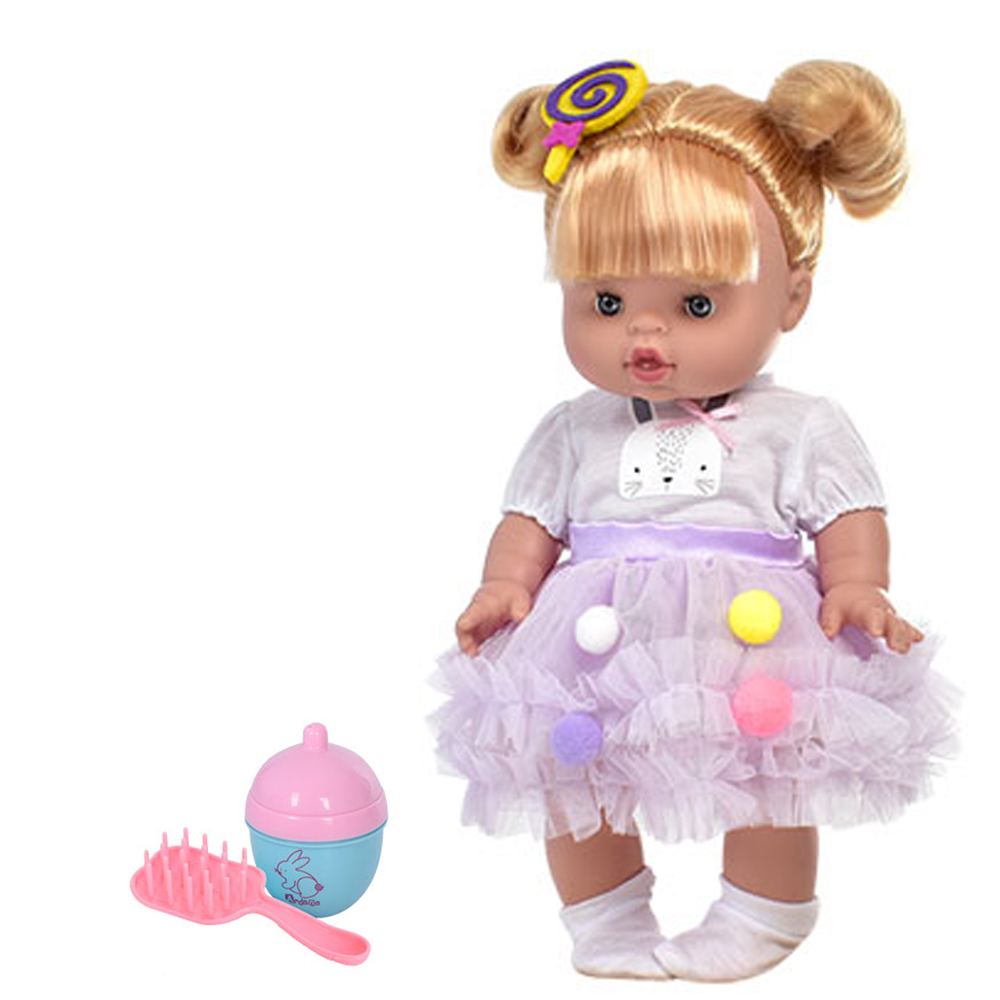 Музыкальный пупс Маленькие Миленькие Limo Toy, Мягконабивная кукла с косичками и аксессуарами, со звуком, 32 см, фиолетовая
Музыкальный пупс Маленькие Миленькие Limo Toy, Мягконабивная кукла с косичками и аксессуарами, со звуком, 32 см, фиолетовая