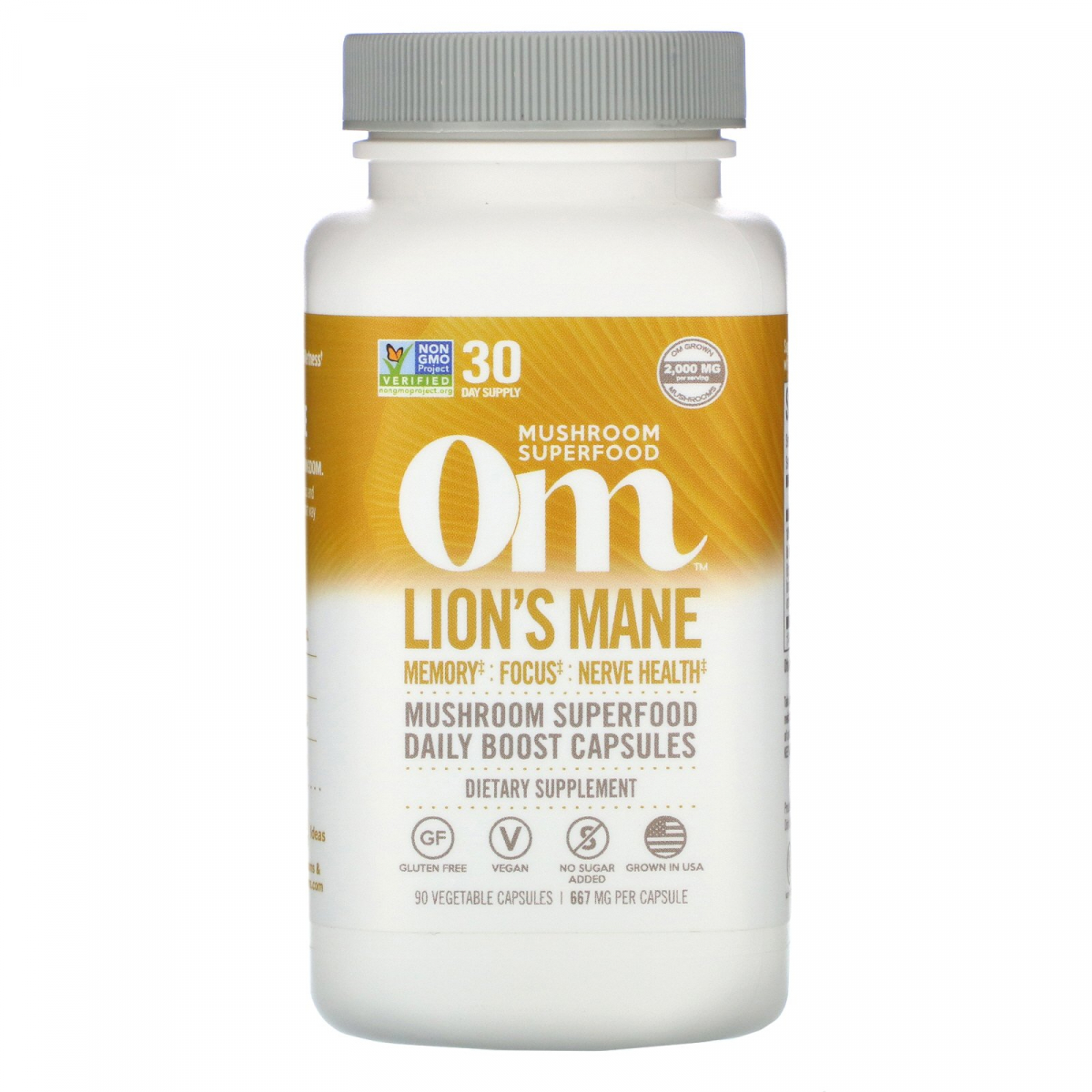 Ежовик гребенчатый Organic Mushroom Nutrition (Lion's Mane) 667 мг 90 капсул
Ежовик гребенчатый Organic Mushroom Nutrition (Lion's Mane) 667 мг 90 капсул