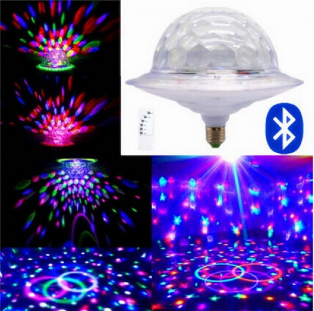 Светодиодный диско лампа шар в патрон RD-7202 LED блютуз Crystal Magic Ball MP3 плеер Bluetooth с пультом ДУ Белый
Светодиодный диско лампа шар в патрон RD-7202 LED блютуз Crystal Magic Ball MP3 плеер Bluetooth с пультом ДУ Белый