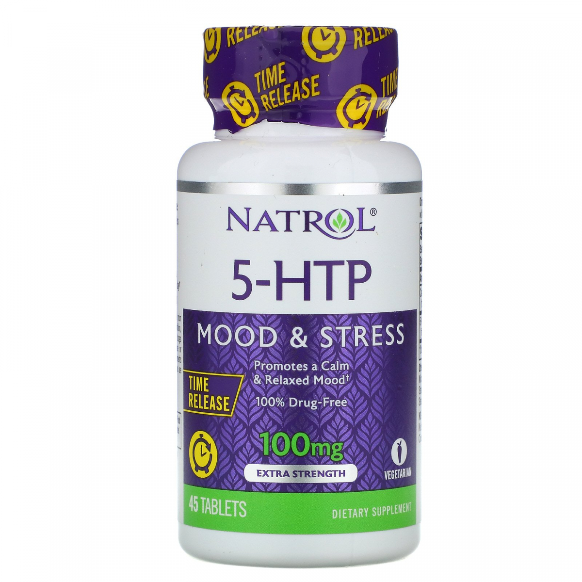 5-HTP 5-Гидрокситриптофан медленного высвобождения Natrol (5-HTP Mood&Stress) 100 мг 45 таблеток
5-HTP 5-Гидрокситриптофан медленного высвобождения Natrol (5-HTP Mood&Stress) 100 мг 45 таблеток