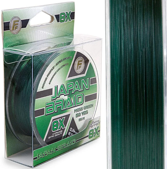 Шнур рыболовный Lineaeffe FF Japan Braid 8 X Moss 135 м 150 yds 0.25 мм FishTest-18.00 кг Green
Шнур рыболовный Lineaeffe FF Japan Braid 8 X Moss 135 м 150 yds 0.25 мм FishTest-18.00 кг Green