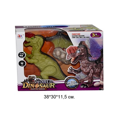 Динозавр AO XIE TOYS Овираптор свет звук ходит двигает пастью несет яйца (865A) салатовый
Динозавр AO XIE TOYS Овираптор свет звук ходит двигает пастью несет яйца (865A) салатовый
