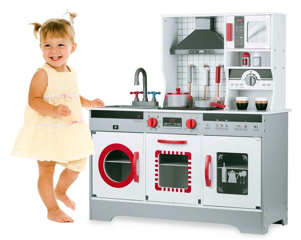 Детская деревянная кухня Афина + натуральные звуковые и световые эффекты + набор посуды 
Детская деревянная кухня Афина + натуральные звуковые и световые эффекты + набор посуды