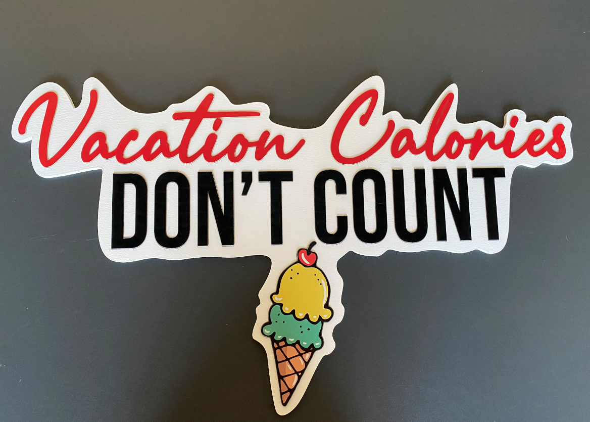 Надпись Vacation Calories don't count Материал из пластика и фанеры Manific Decor
Надпись Vacation Calories don't count Материал из пластика и фанеры Manific Decor