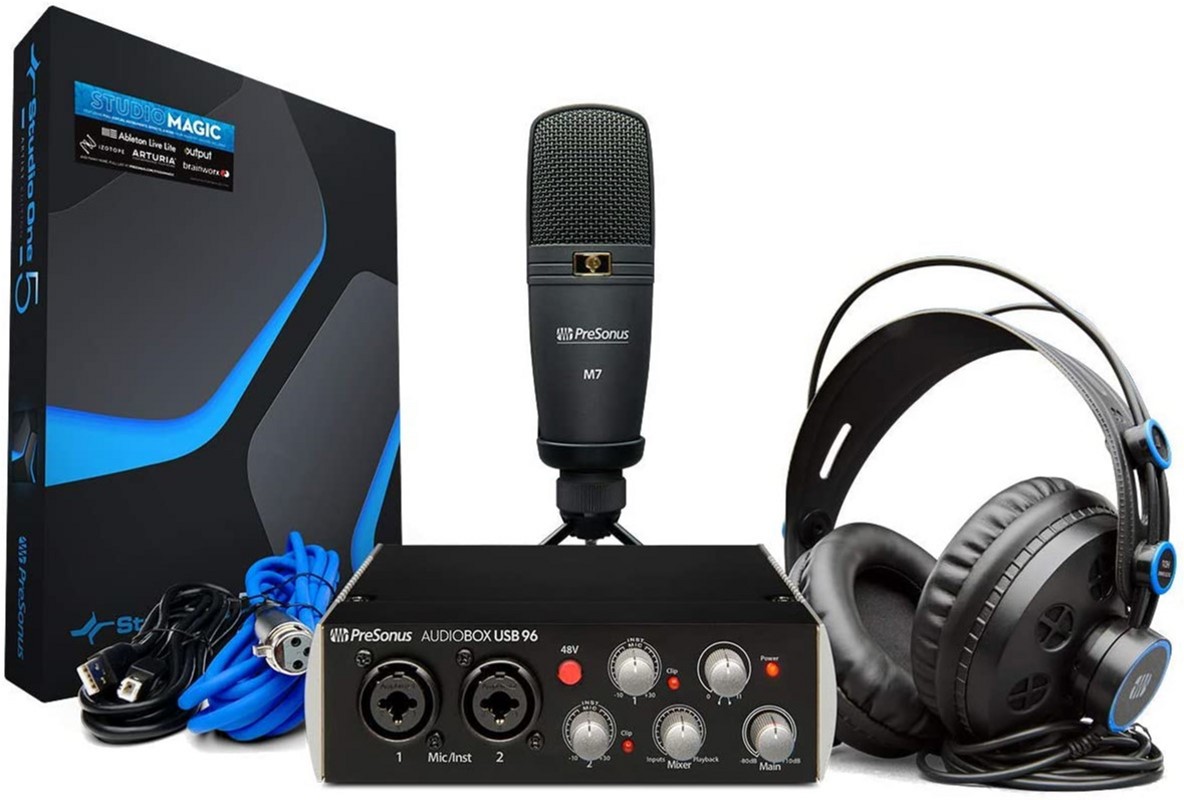 Аудиоинтерфейс PreSonus AudioBox USB 96 Studio 25th Anniversary Edition Bundle (230841)
Аудиоинтерфейс PreSonus AudioBox USB 96 Studio 25th Anniversary Edition Bundle (230841)