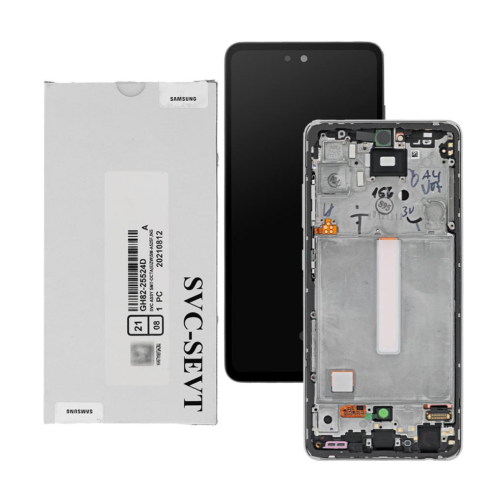 Дисплей Samsung A525 Galaxy A52 2021, GH82-25524D, с тачскрином, рамкой, Service Pack Original, White
Дисплей Samsung A525 Galaxy A52 2021, GH82-25524D, с тачскрином, рамкой, Service Pack Original, White