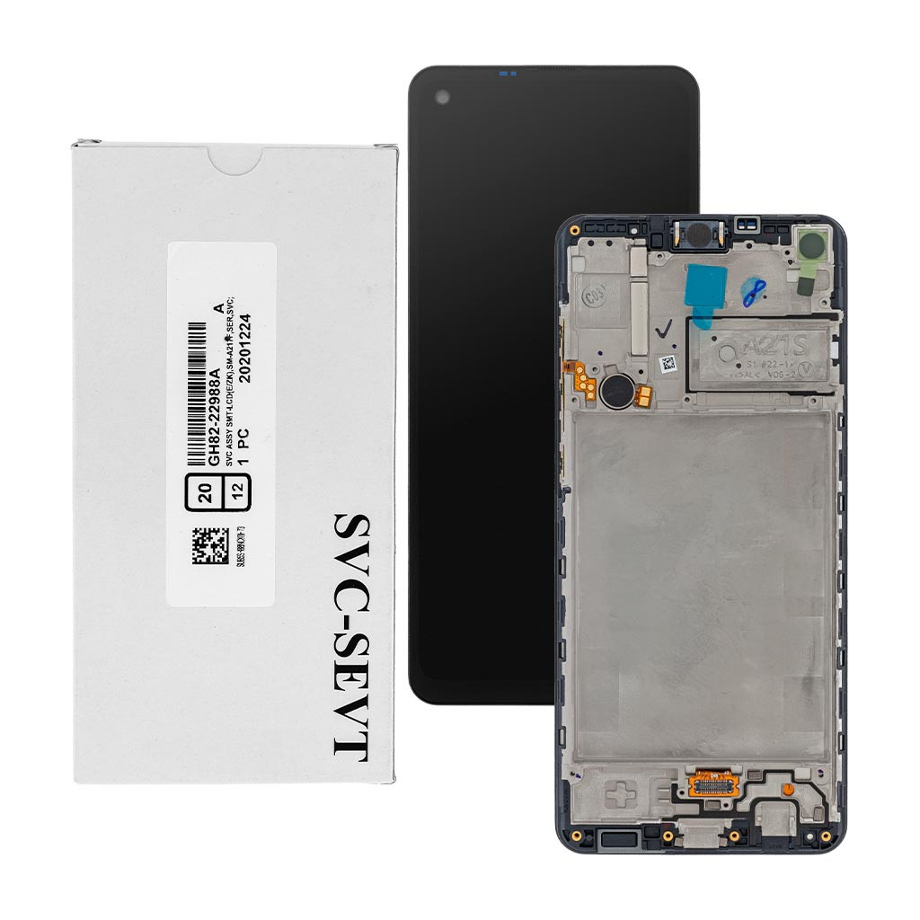 Дисплей Samsung A217 Galaxy A21s, GH82-22905A, с тачскрином, с рамкой, Service Pack Original
Дисплей Samsung A217 Galaxy A21s, GH82-22905A, с тачскрином, с рамкой, Service Pack Original