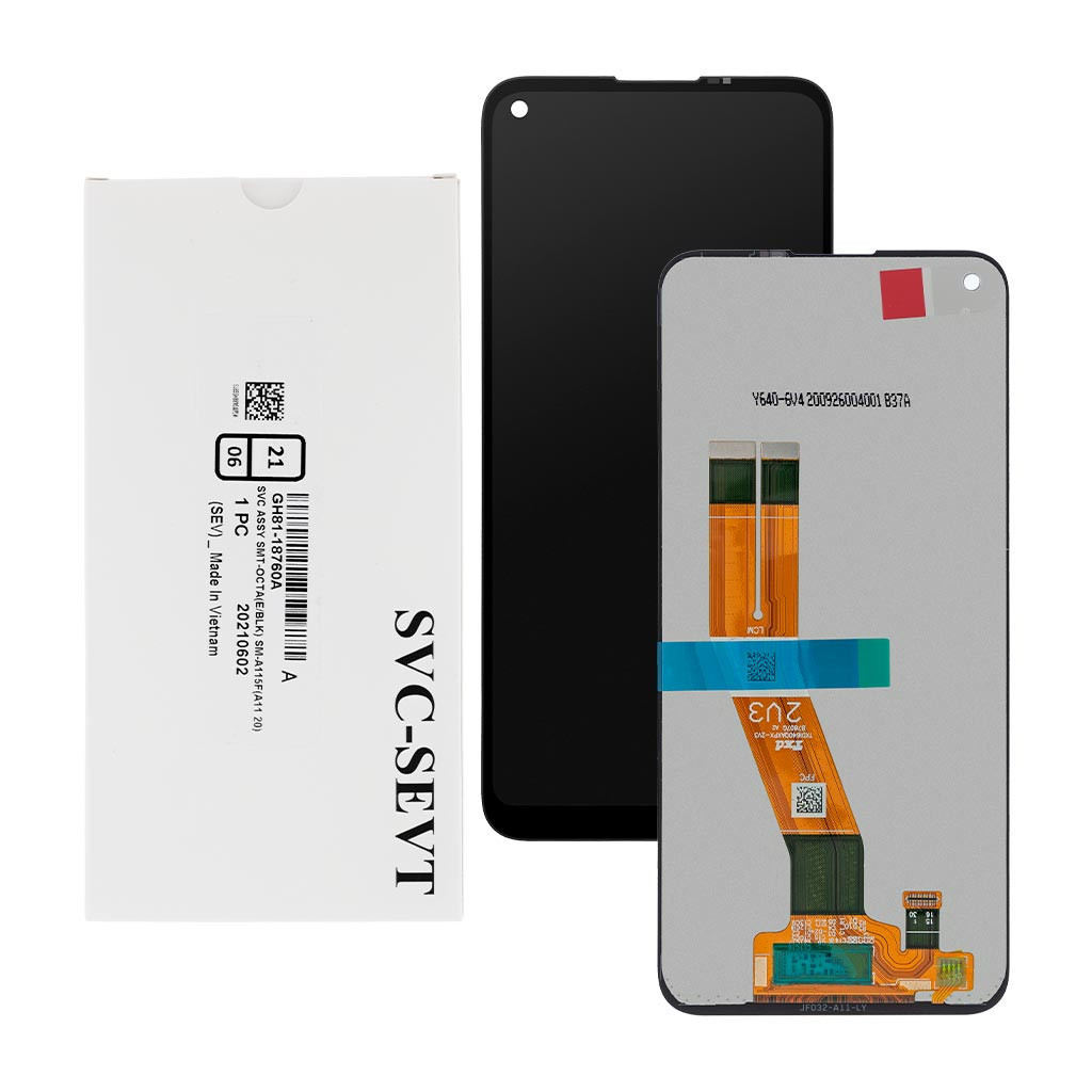 Дисплей Samsung A115 Galaxy A11 2019, GH81-18760A, с тачскрином, Service Pack Original, Black
Дисплей Samsung A115 Galaxy A11 2019, GH81-18760A, с тачскрином, Service Pack Original, Black