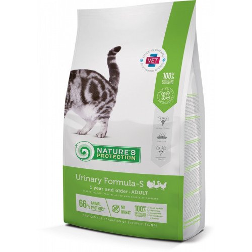Сухой корм Natures Protection Urinary Formula-S для профилактики и лечения МКБ, для кошек, 2 кг
Сухой корм Natures Protection Urinary Formula-S для профилактики и лечения МКБ, для кошек, 2 кг