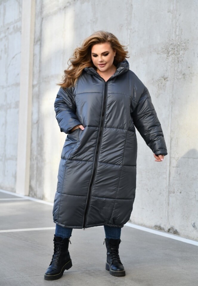 Куртка зимняя Fashion FT-3288 длинная Графит женская р. 015292, Куртка зимняя Fashion FT-3288 длинная Графит женская р.50-52 015292
Куртка зимняя Fashion FT-3288 длинная Графит женская р. 015292, Куртка зимняя Fashion FT-3288 длинная Графит женская р.50-52 015292