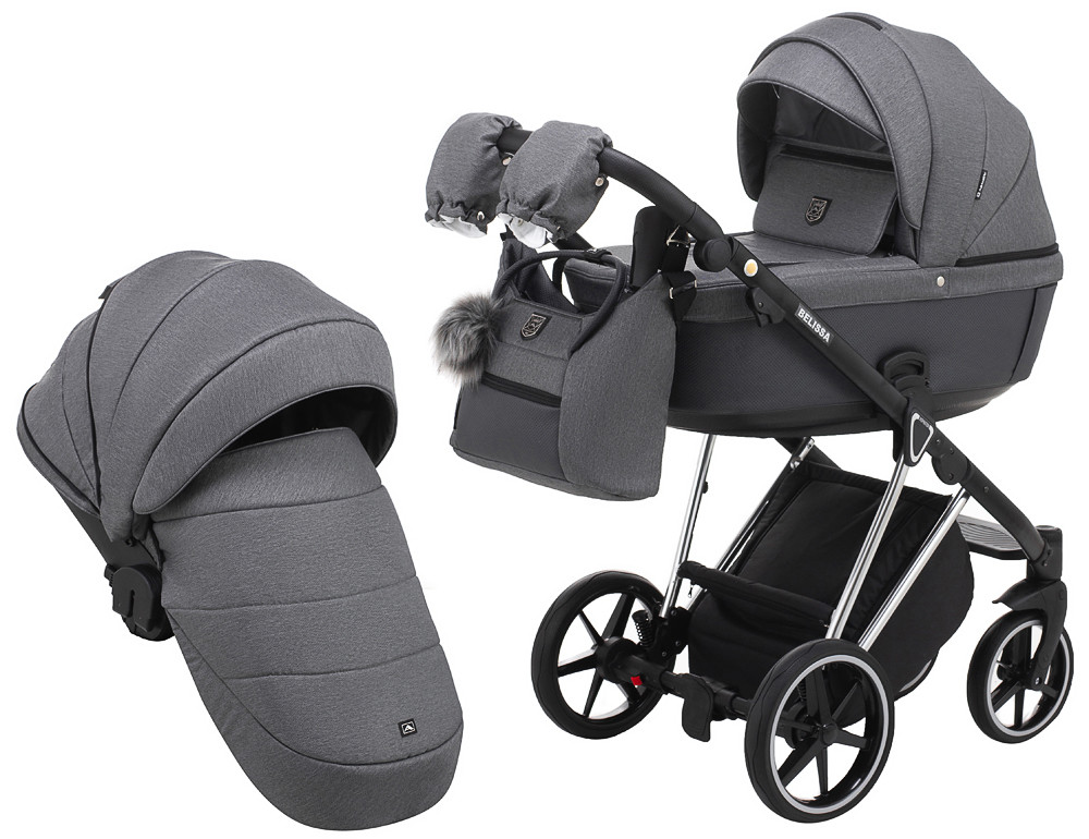 Коляска 2 в 1 Adamex Belissa Special Edidion (Chrome) PS-609 графит - графит кожа (перфорация)
Коляска 2 в 1 Adamex Belissa Special Edidion (Chrome) PS-609 графит - графит кожа (перфорация)