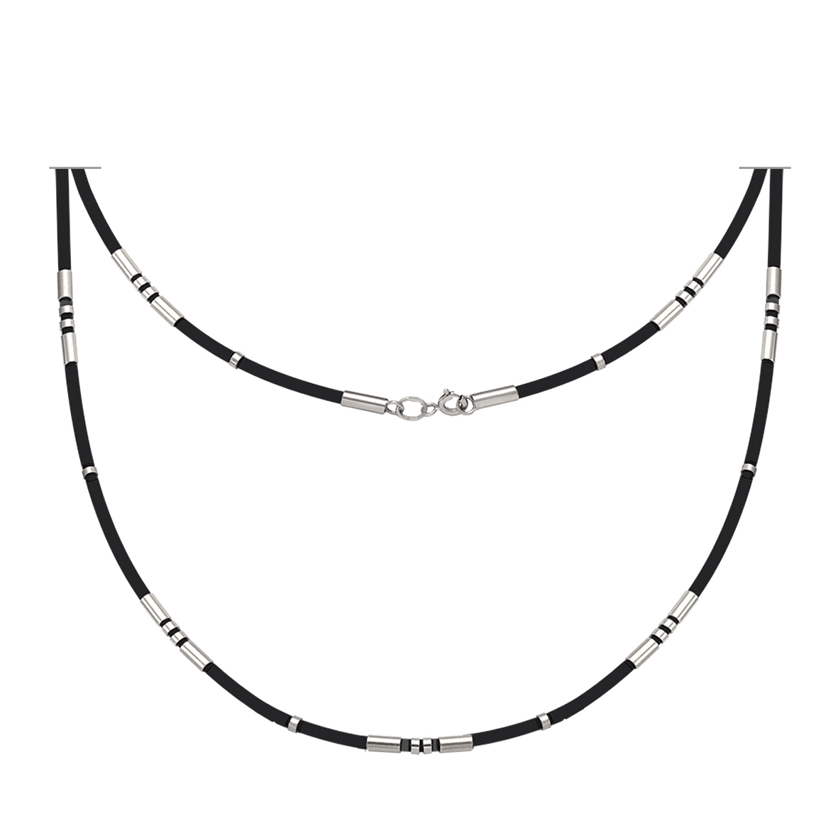 Шнурок из каучука с вставками из серебра Tango Jewellery Company 950043С размер 500
Шнурок из каучука с вставками из серебра Tango Jewellery Company 950043С размер 500