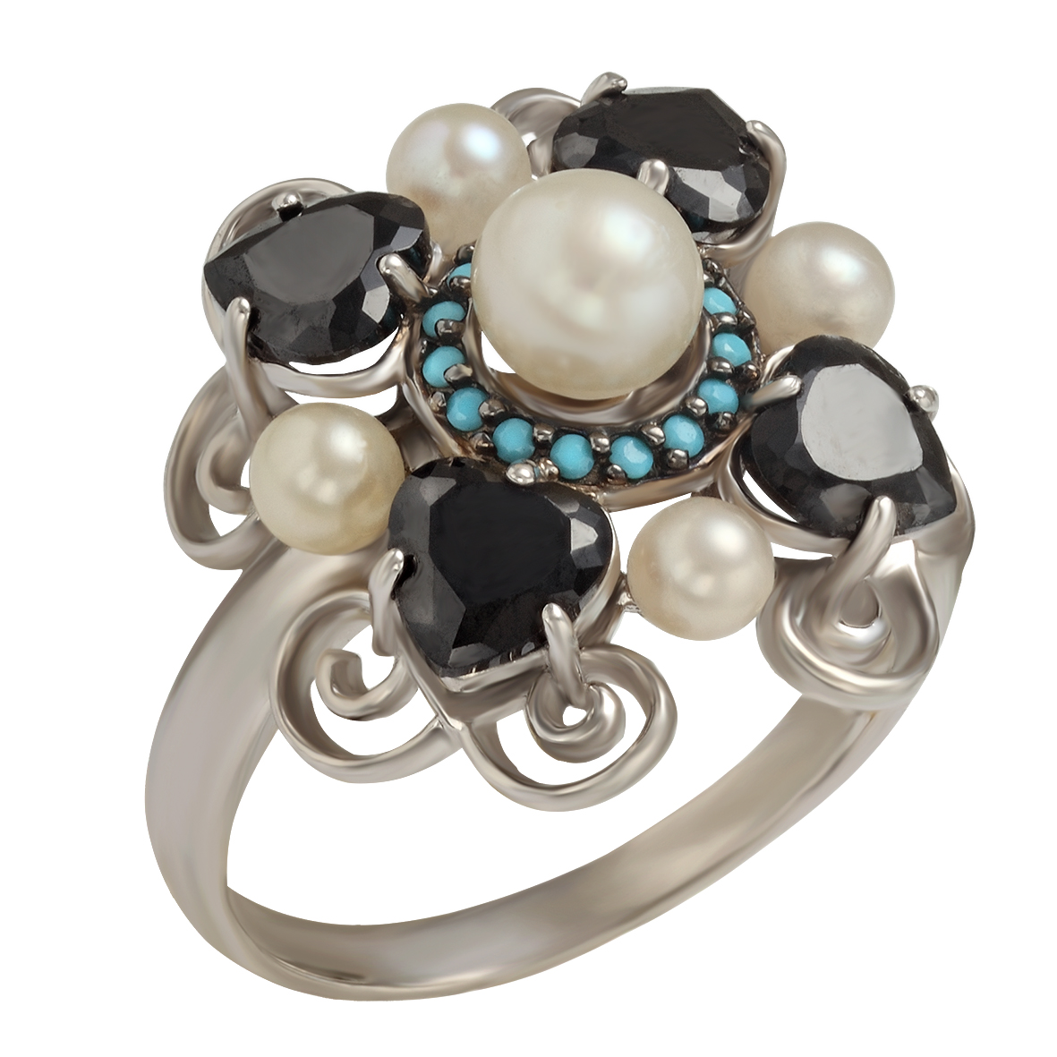 Серебряное кольцо с жемчугом, фианитами и нанокристаллами Tango Jewellery Company 380192С размер 17.5
Серебряное кольцо с жемчугом, фианитами и нанокристаллами Tango Jewellery Company 380192С размер 17.5