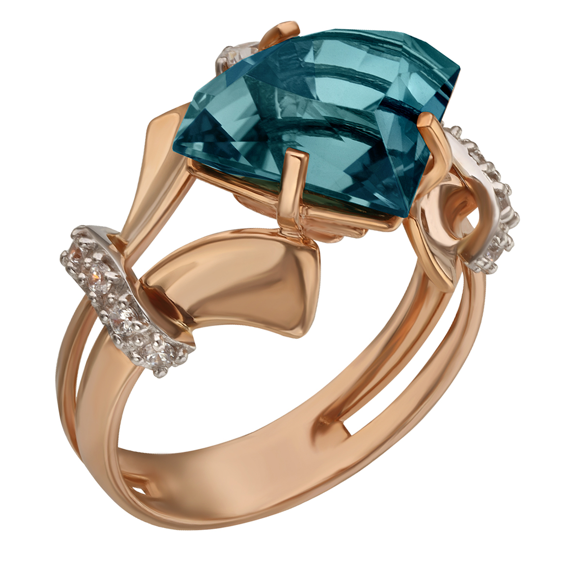 Золотое кольцо с голубым топазом и фианитами Tango Jewellery Company 371765 размер 18.5
Золотое кольцо с голубым топазом и фианитами Tango Jewellery Company 371765 размер 18.5