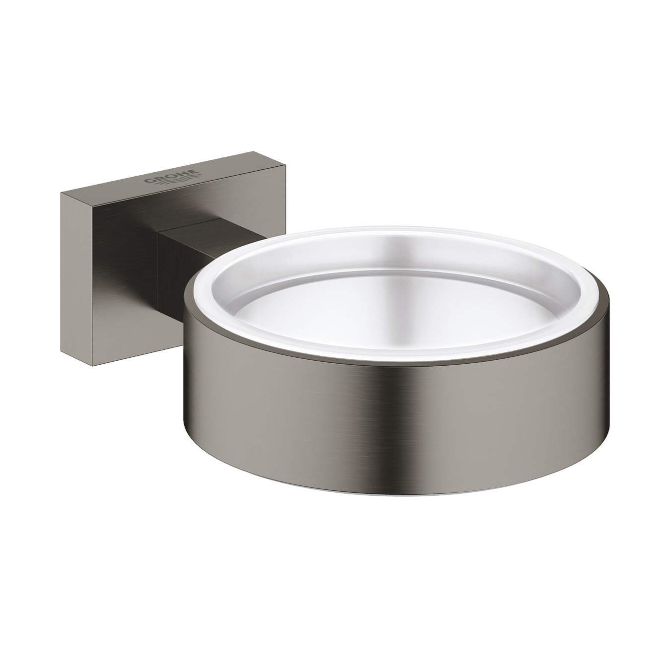 Держатель для стакана или мыльницы Grohe Essentials Cube, тёмный графит, матовый/стекло матовое (40508AL1)
Держатель для стакана или мыльницы Grohe Essentials Cube, тёмный графит, матовый/стекло матовое (40508AL1)