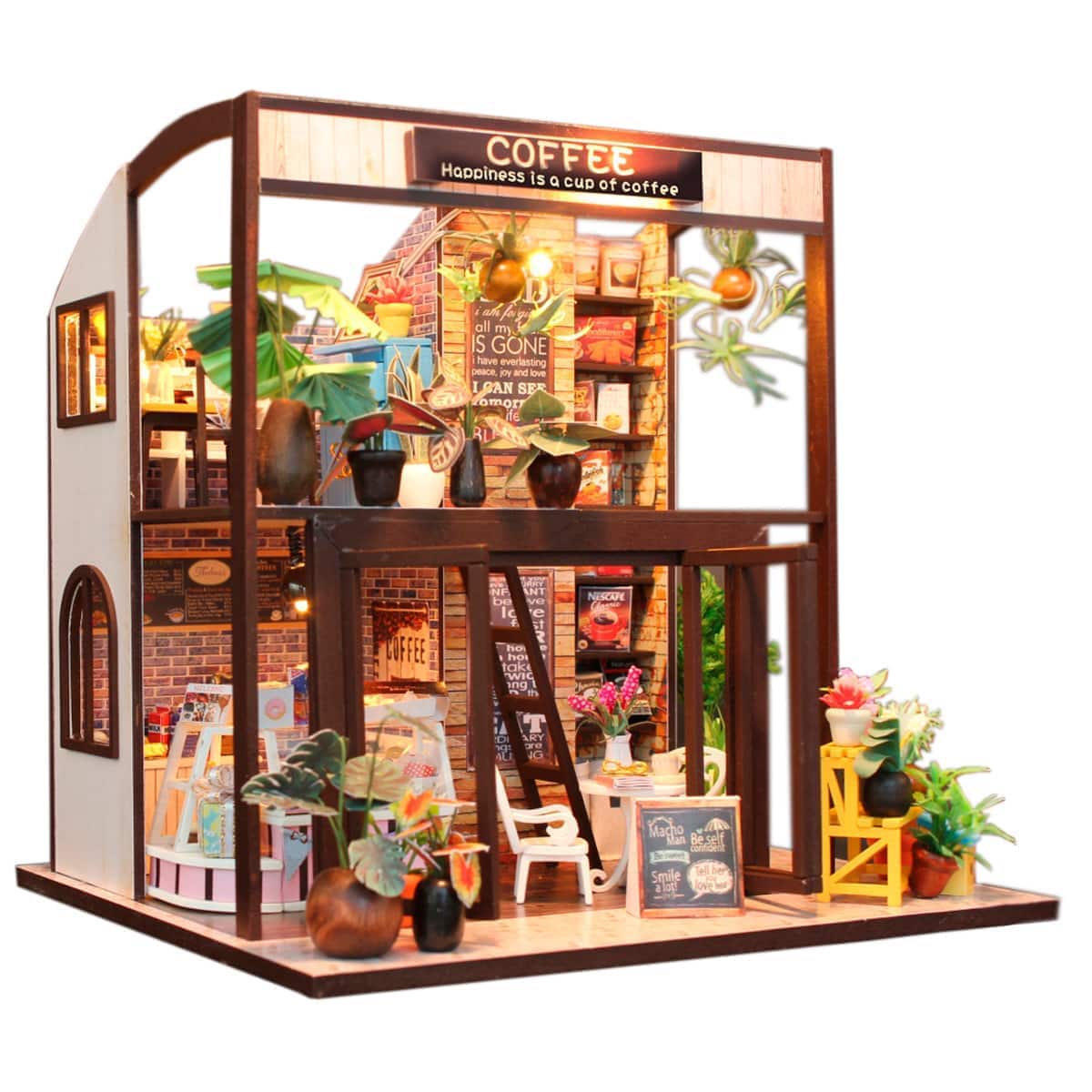 3D Интерьерный конструктор DIY House Румбокс Hongda craft Coffee house (M027)
3D Интерьерный конструктор DIY House Румбокс Hongda craft Coffee house (M027)