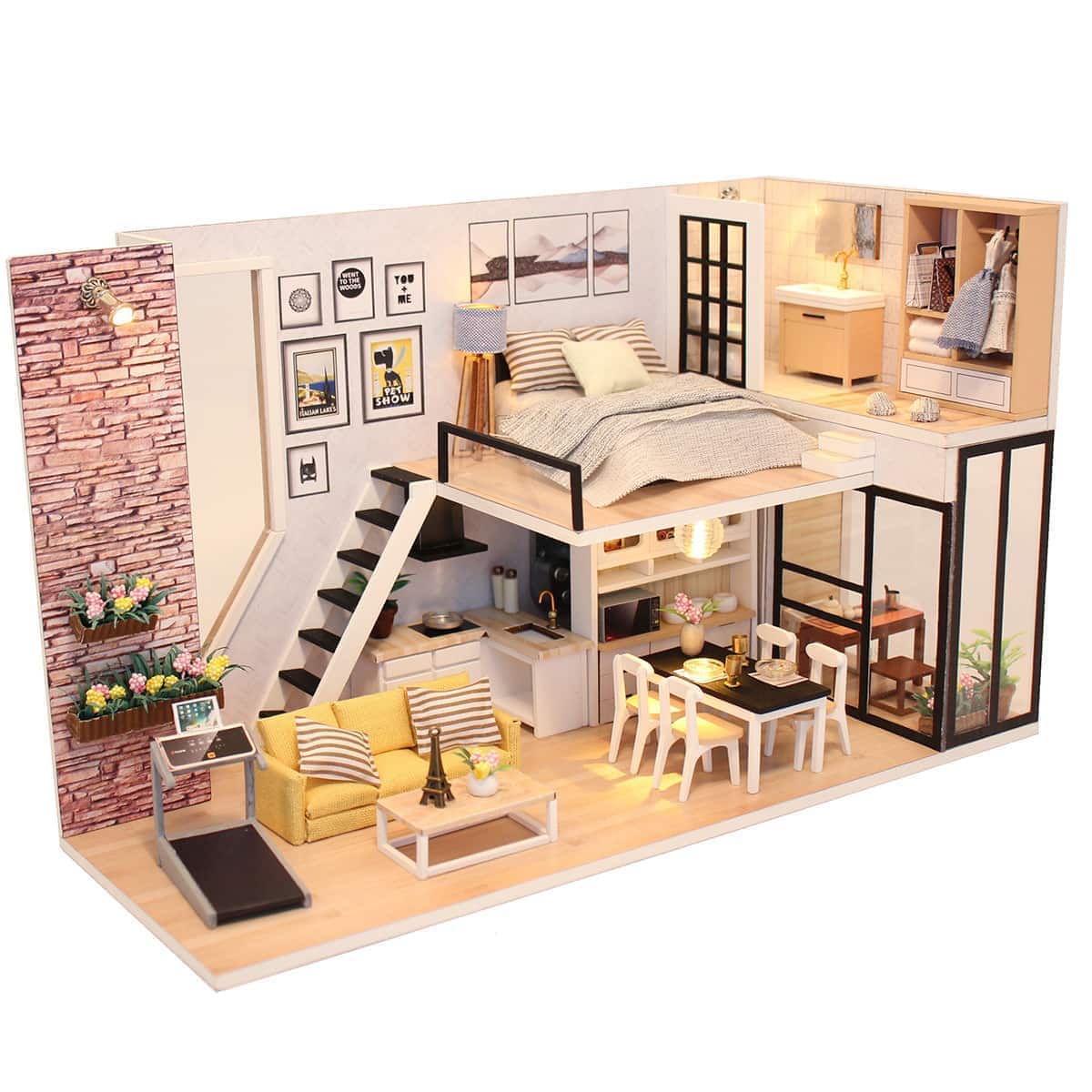 3D Интерьерный конструктор DIY House Румбокс Hongda craft Give you happiness (M038)
3D Интерьерный конструктор DIY House Румбокс Hongda craft Give you happiness (M038)