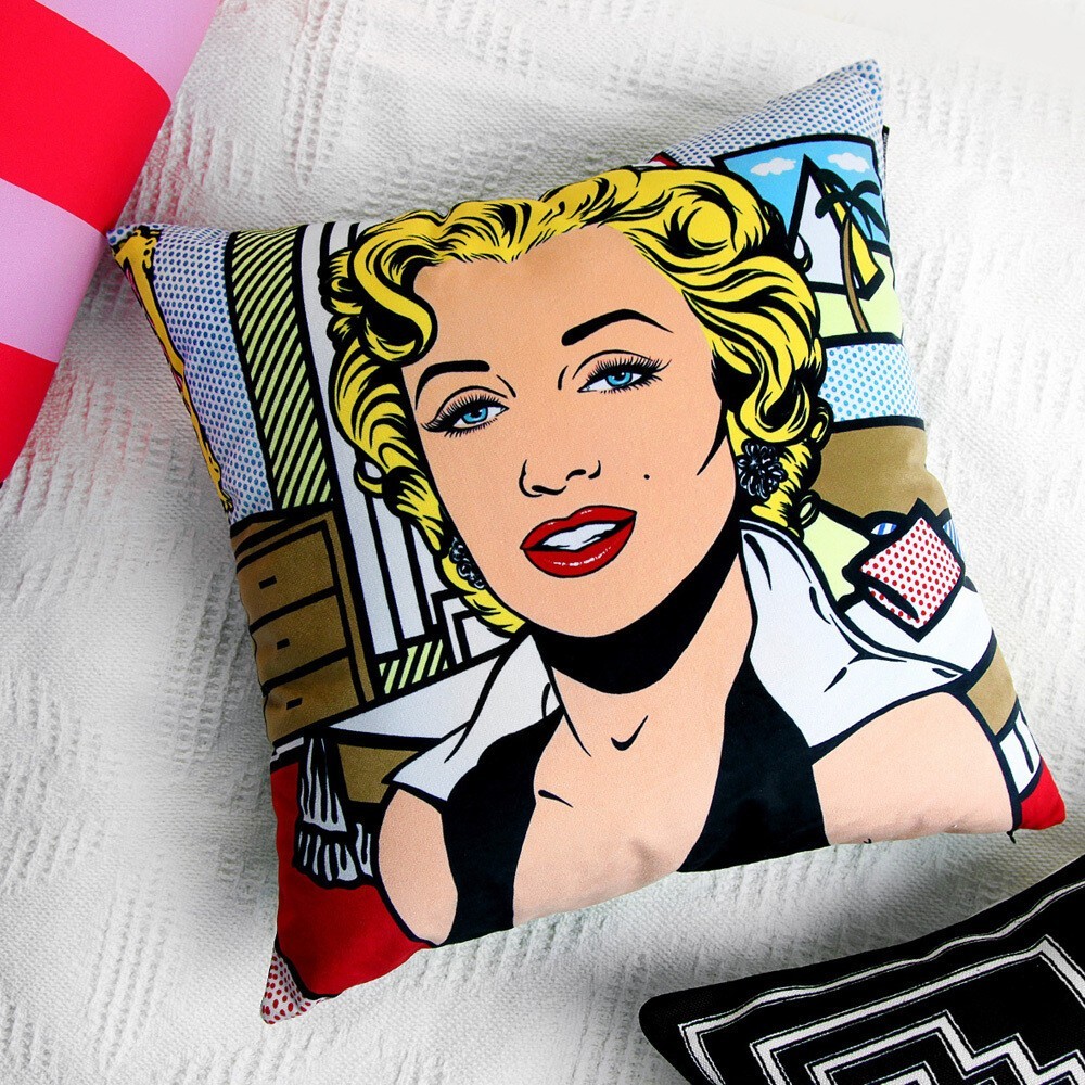Подушка декоративная для дивана "Marilyn Monroe pop art" Presentvelle декоративная подушка с наволочкой 45х45 см оригинальная диванная подушка
Подушка декоративная для дивана "Marilyn Monroe pop art" Presentvelle декоративная подушка с наволочкой 45х45 см оригинальная диванная подушка
