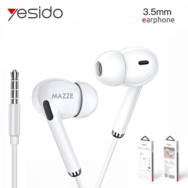 Проводные Вакуумные Наушники с Микрофоном (1.2м) 3.5mm jack Стерео Гарнитура Для Телефона Смартфона Ноутбука Yesido YH-33 White
Проводные Вакуумные Наушники с Микрофоном (1.2м) 3.5mm jack Стерео Гарнитура Для Телефона Смартфона Ноутбука Yesido YH-33 White