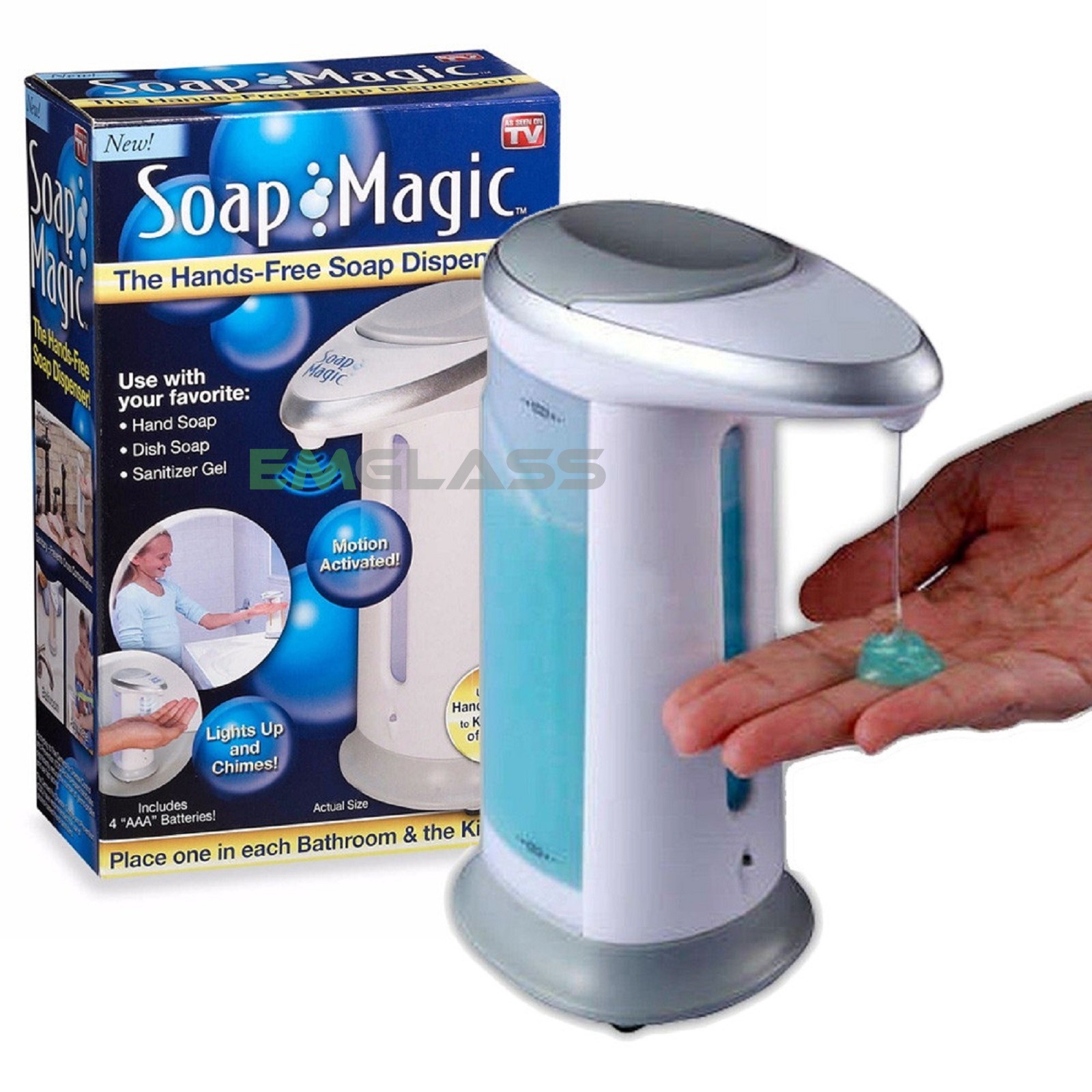 Сенсорный дозатор для жидкого мыла Soap Magic диспенсер для ванной и кухни домашний автоматический мыльница GS-2472
Сенсорный дозатор для жидкого мыла Soap Magic диспенсер для ванной и кухни домашний автоматический мыльница GS-2472