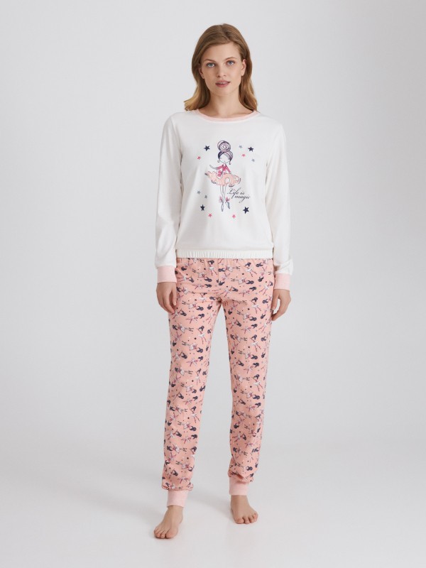 Пижама женская cо штанами ELLEN LPK 0482/02/01 Ballerina розовый с белым, Пижама женская cо штанами ELLEN LPK 0482/02/01 Ballerina M розовый с белым
Пижама женская cо штанами ELLEN LPK 0482/02/01 Ballerina розовый с белым, Пижама женская cо штанами ELLEN LPK 0482/02/01 Ballerina M розовый с белым