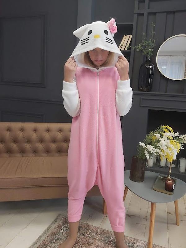 Пижама Кигуруми Розовая Hello Kitty (Хелло китти) для девочки (80-104) рост 80 см
Пижама Кигуруми Розовая Hello Kitty (Хелло китти) для девочки (80-104) рост 80 см