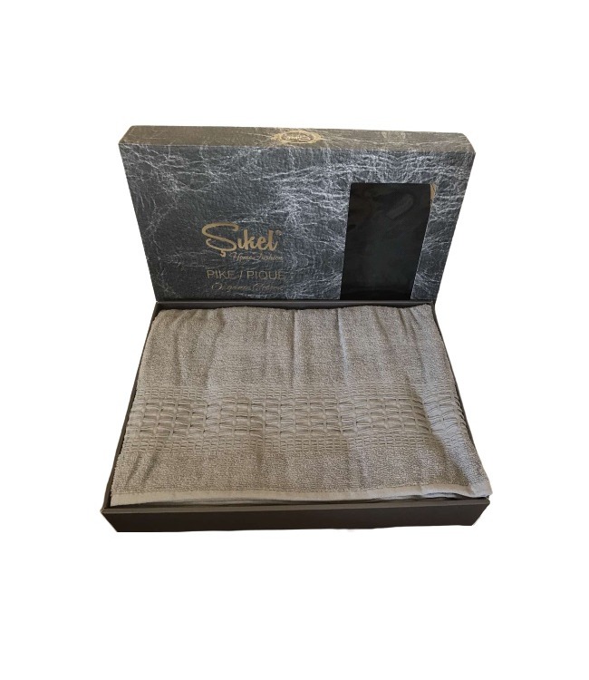 Махровая простынь-пике темно-серая Sikel Cotton Imperial 200x220 ts-2000100147443
Махровая простынь-пике темно-серая Sikel Cotton Imperial 200x220 ts-2000100147443