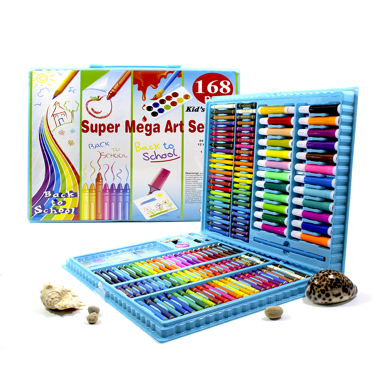 Набор для рисования Lesko Super Mega Art Set 168 предметов Blue Карандаши Краски Мелки Бумага Футляр
Набор для рисования Lesko Super Mega Art Set 168 предметов Blue Карандаши Краски Мелки Бумага Футляр