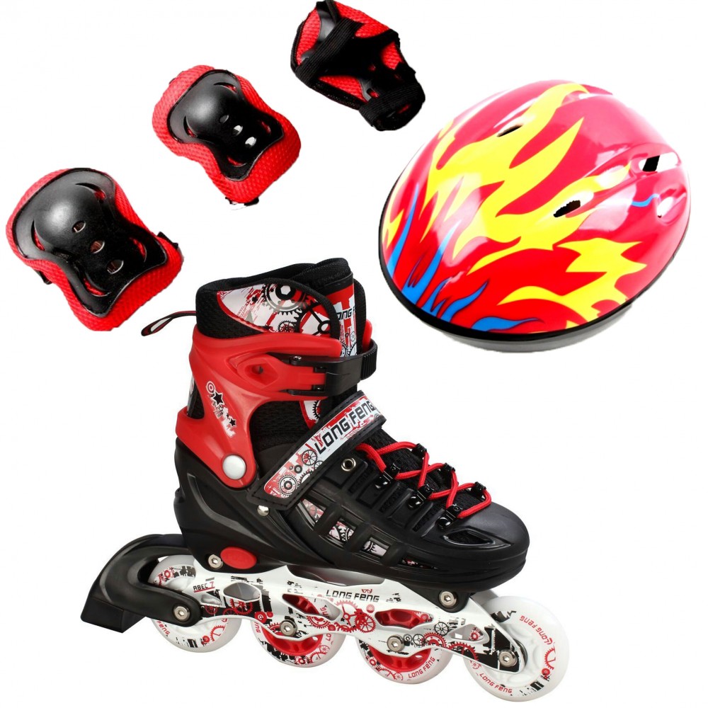 Ролики детские раздвижные Scale Sports Combo Ecoline - USA (защита + шлем) 29-33, (Красный) (2T3040S)
Ролики детские раздвижные Scale Sports Combo Ecoline - USA (защита + шлем) 29-33, (Красный) (2T3040S)