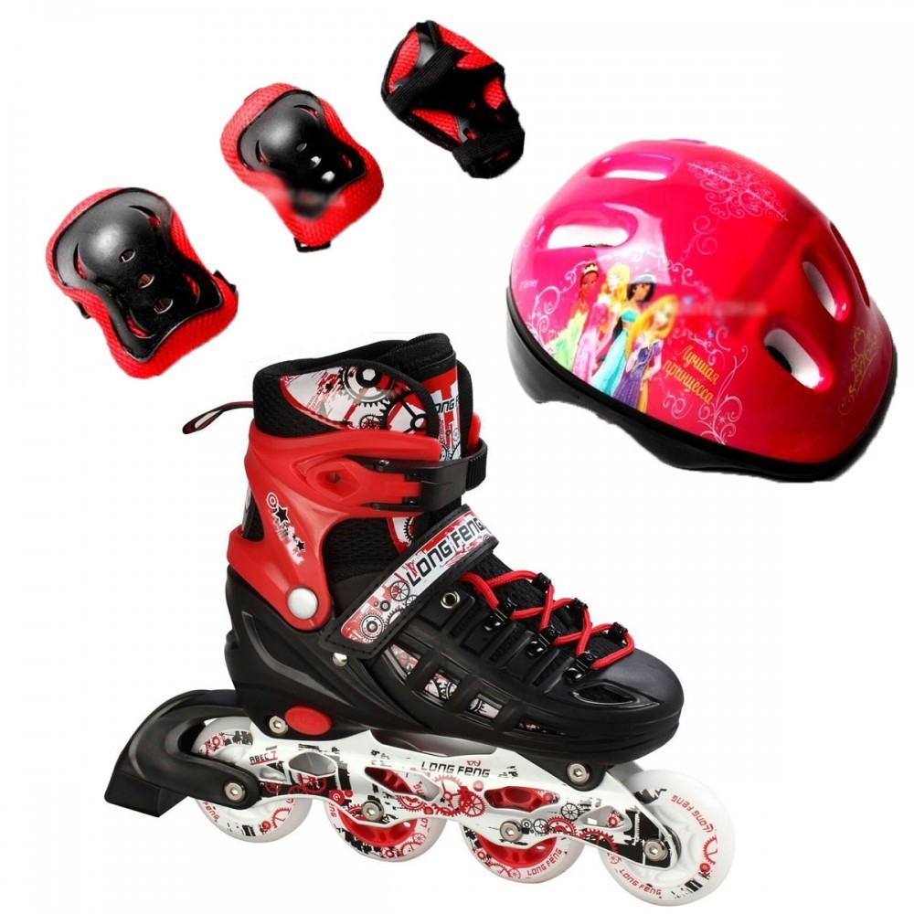 Ролики детские раздвижные Scale Sports Combo Disney - USA (защита + шлем) 38-42, Best Princess (красный) (2T3040E)
Ролики детские раздвижные Scale Sports Combo Disney - USA (защита + шлем) 38-42, Best Princess (красный) (2T3040E)